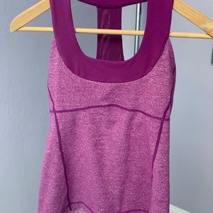 Lululemon Scoop Neck Tank Top Purple Size 6